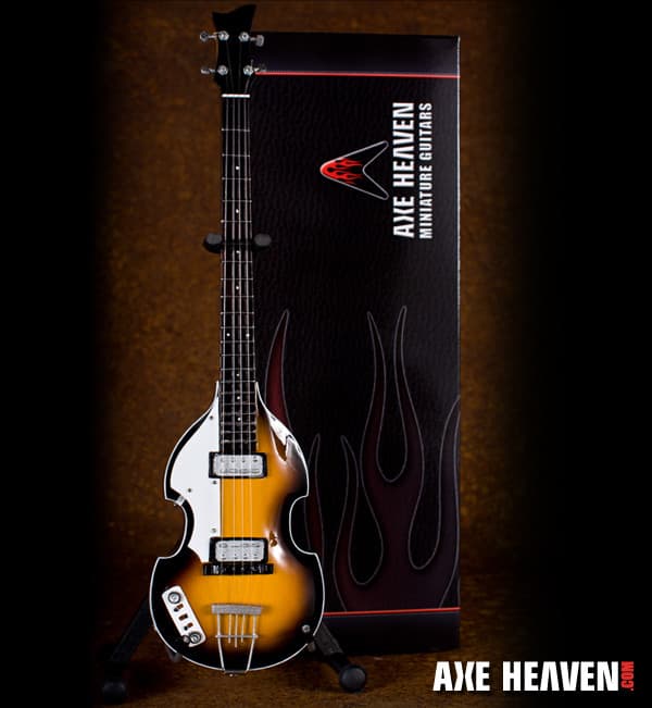 Paul McCartney Mini Bass Guitar Beatles Collectible Hofner Violin Bass Replica 3