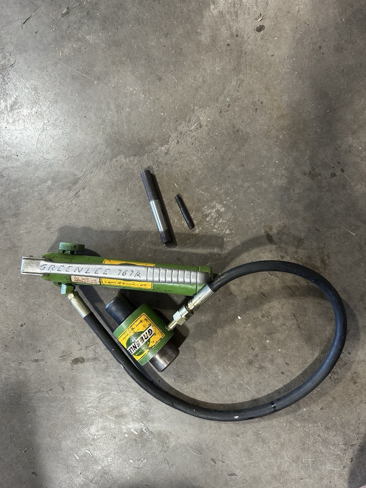 Greenlee Hydraulic Knockout Punch 767A Ram 2