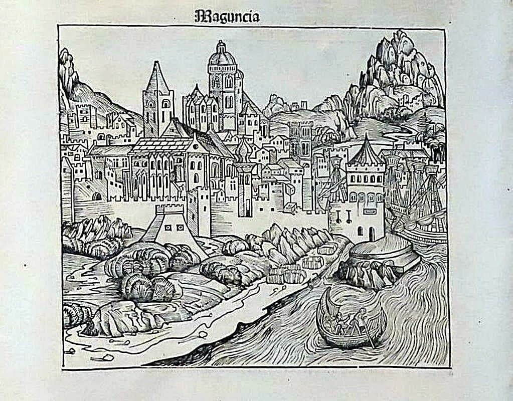 1493 NUREMBERG CHRONICLE PARIS LEAF HARTMANN SCHEDEL 1ST EDITION INCUNABLE BOAT 4