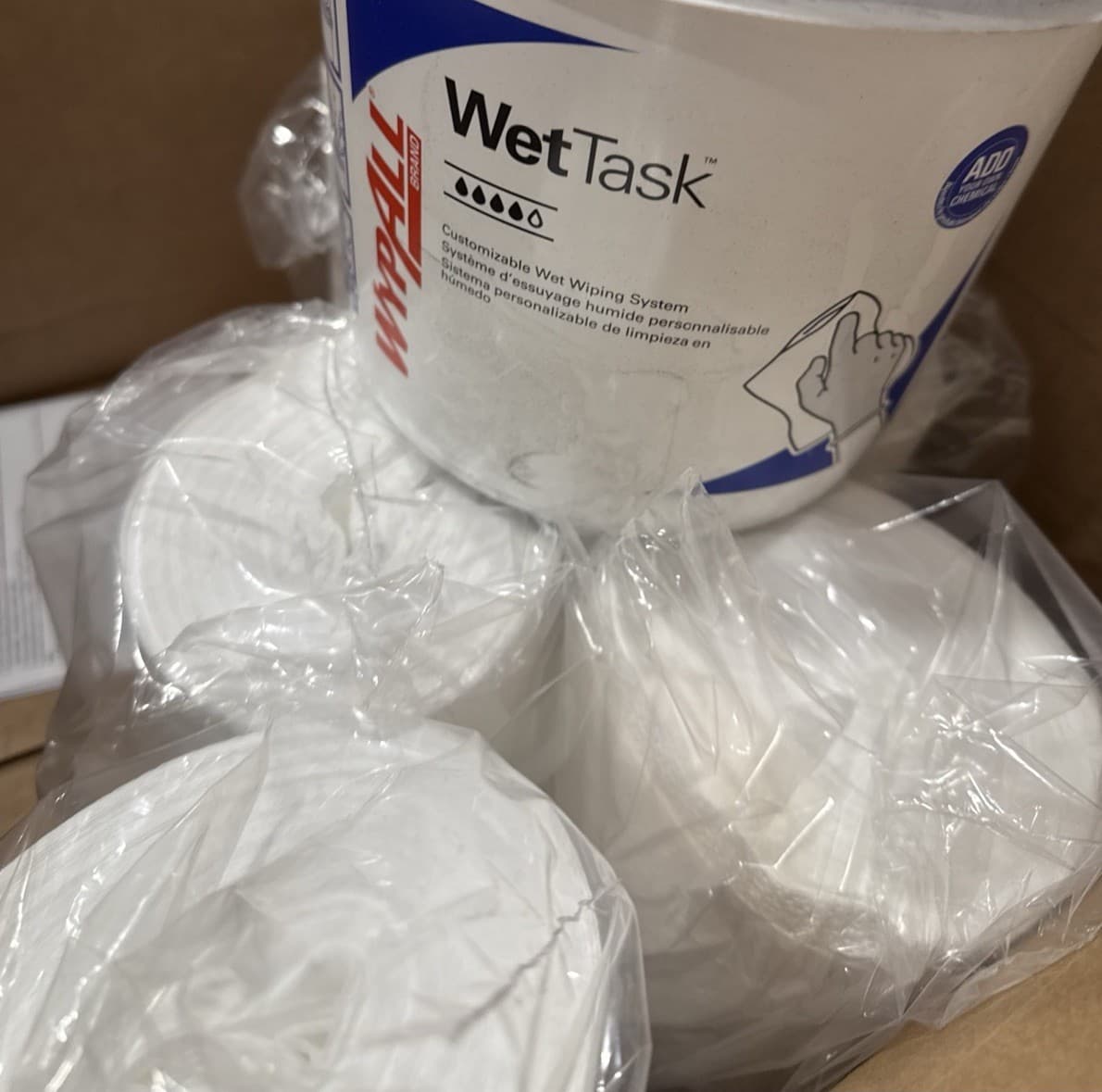 WypAll WetTask Wipers Customizable Wet Wiping System 06411 NEW! 2