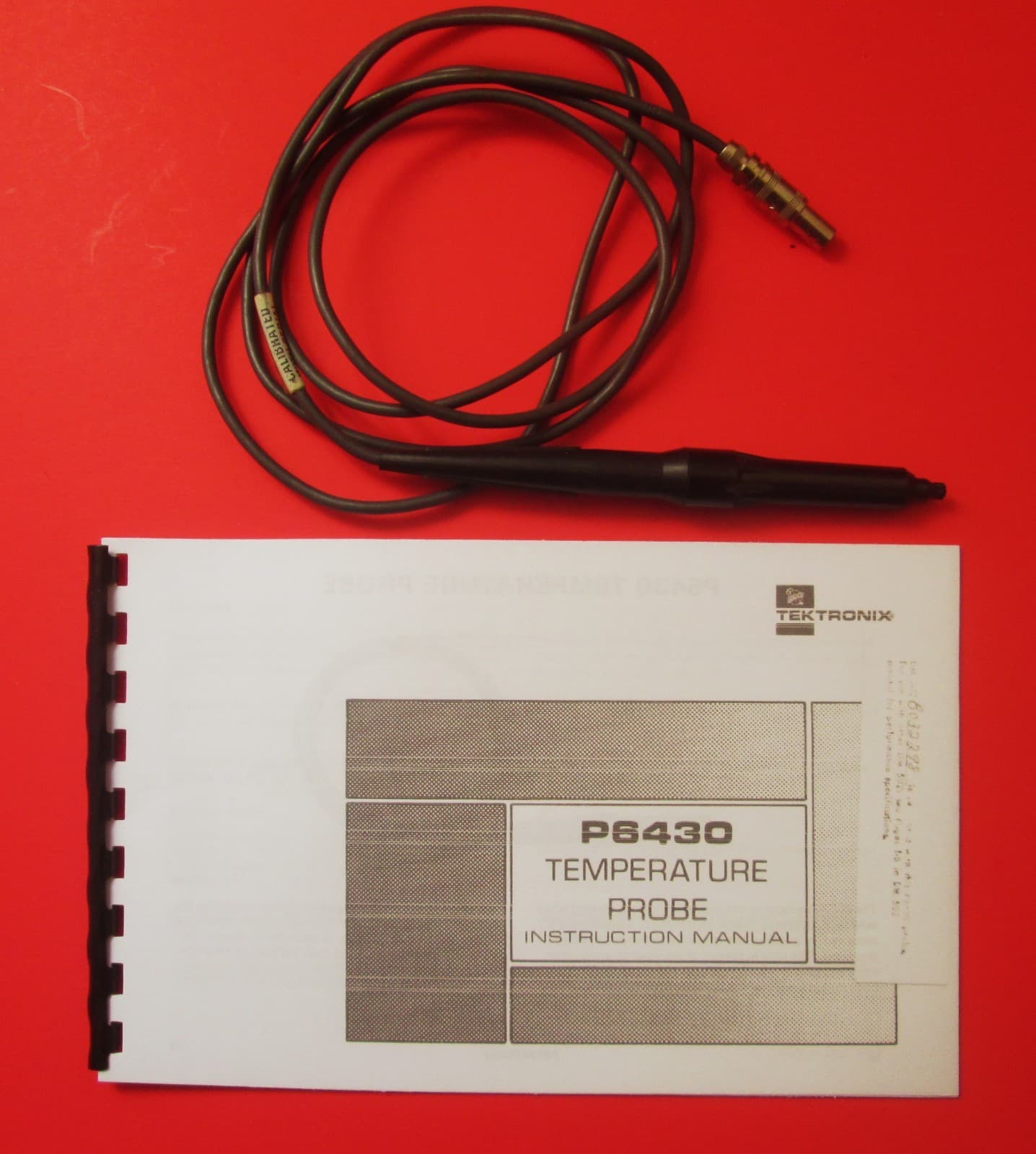 Tektronix P6430 Temperature Probe for 465/475 DM43 &44, DM502 Multimeter TESTED!