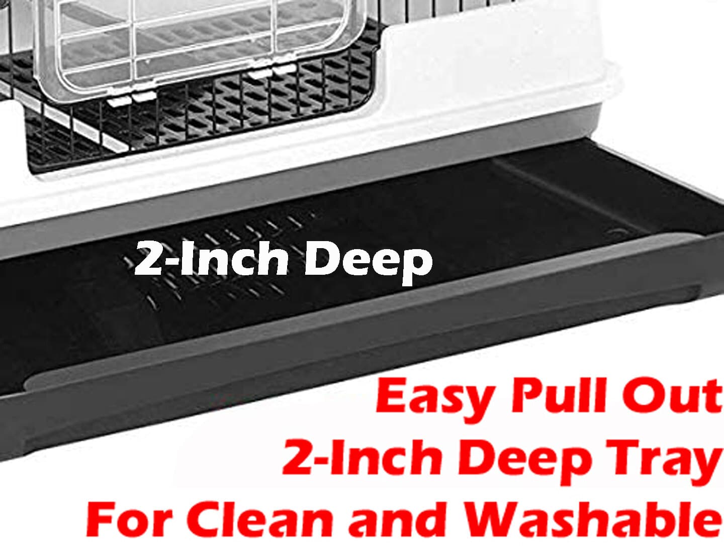 Indoor 2-Floors Guinea Pig Rabbit Bunny Ferret Kitten Rolling Cage Hutch House 4