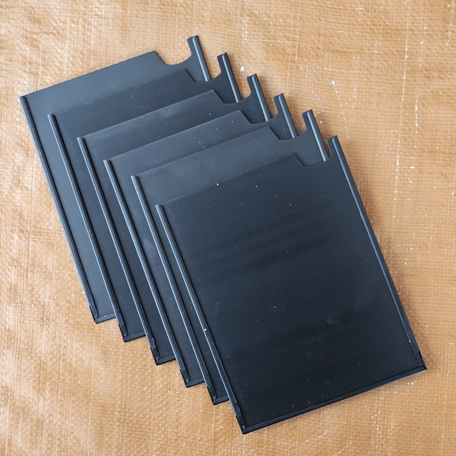 Graflex 6 Septums for 4x5 Grafmatic Holder With Original Box Vintage