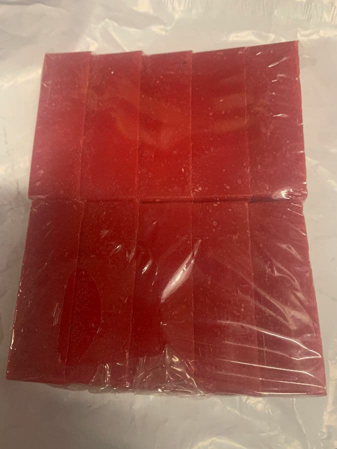 Ski Snowboard Wax 1 Lb red universal hydrocarbon 10 sticks / bars            new 2