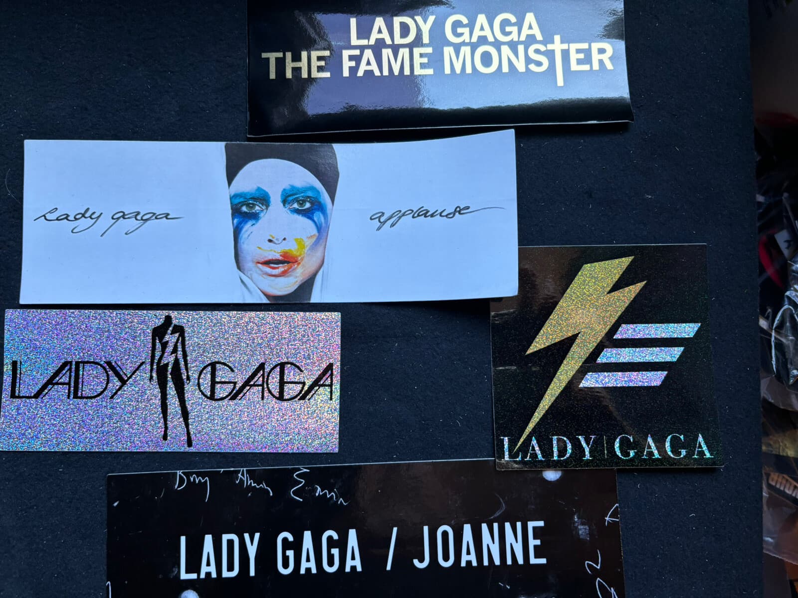 Lady Gaga Changing the World  Sticker  ( Lot of 5 ) +￼ Free flag sticker 2
