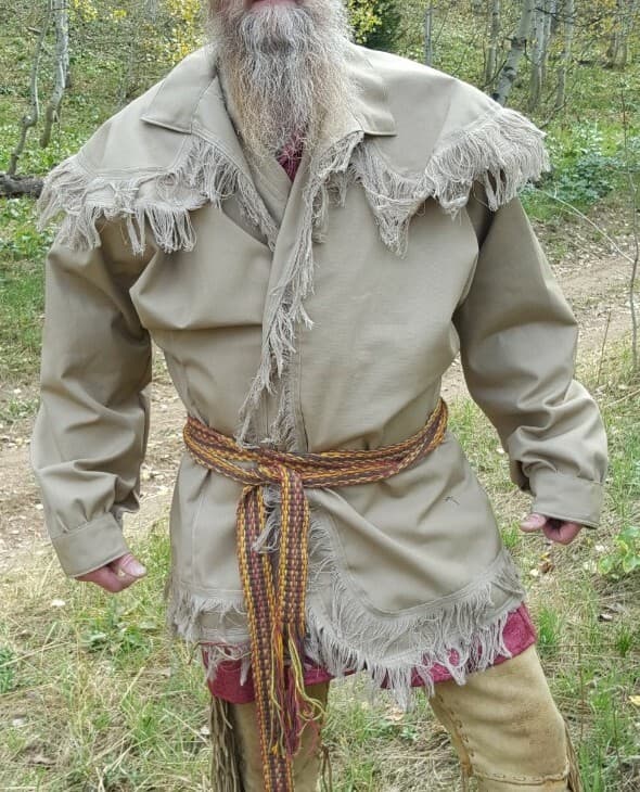 Woodsman Frock Coat/ jacket for fur trade re-enactments Size: Lg