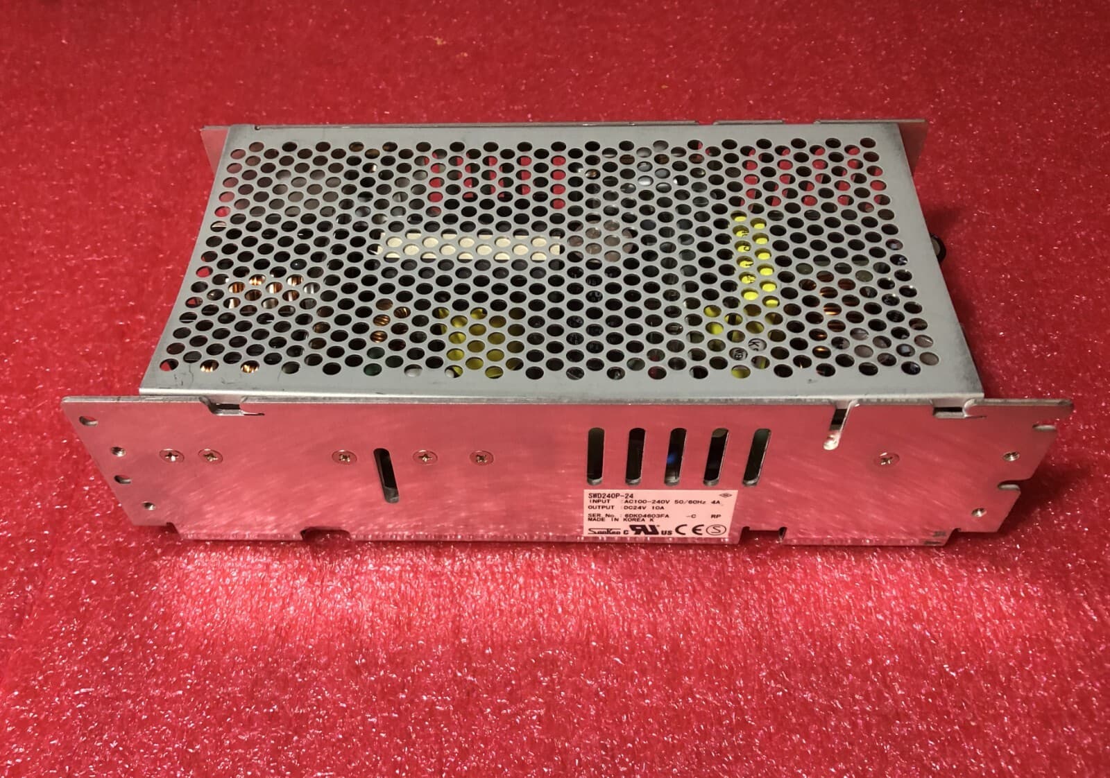 SanKen/Sanken SWD240P-24 Power Supply 100-240 Vac in, 24Vdc 10Amps out. 240 Watt