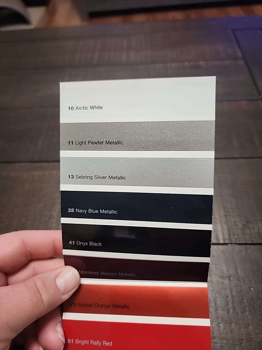 2002 Chevrolet Camaro Exterior Colors Sales Literature/Brochure, Chevy 5