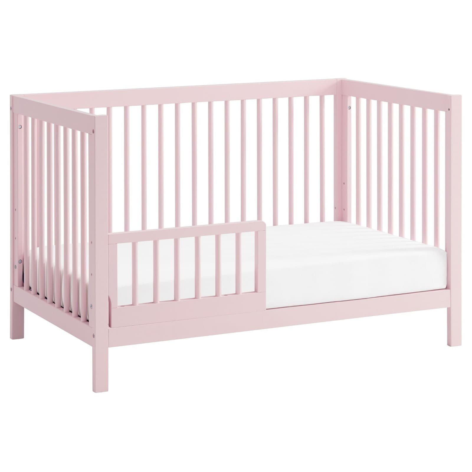 Essentials Full Size Crib to Bed Guard Rail Conversion Kit, Pink 3