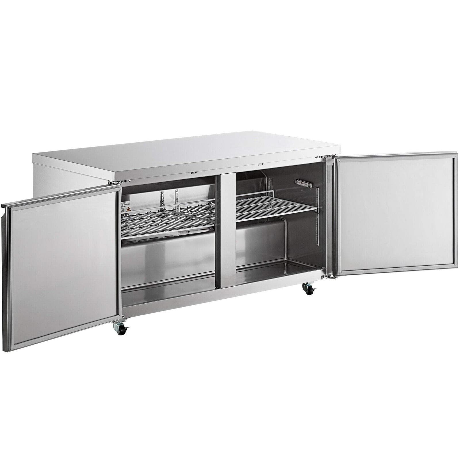 60" Stainless Steel ADA Height Undercounter Refrigerator 3