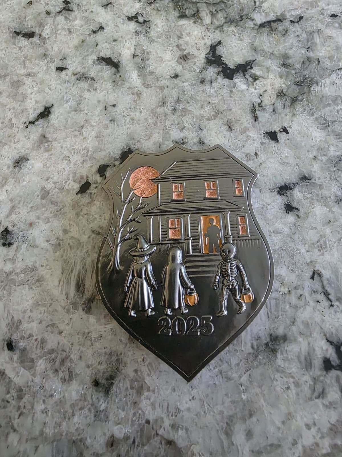 Haddonfield Police Department 2025 Halloween Challenge coin w/ glow effects 2