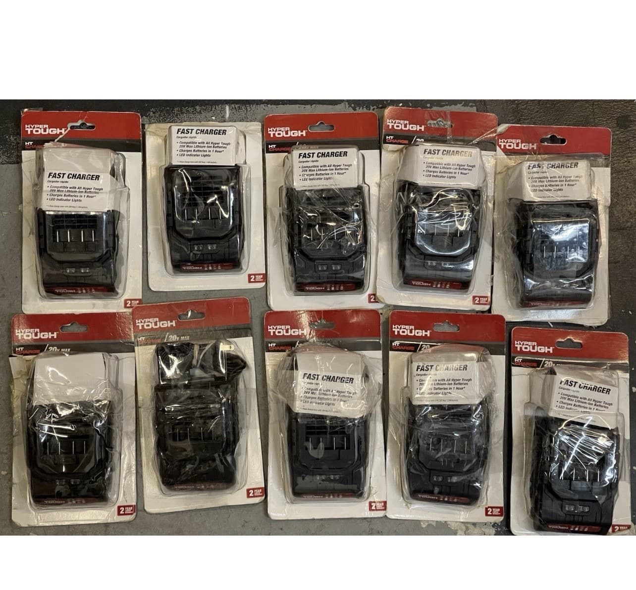 Hyper Tough 20V Lithium-Ion Fast Battery Charger Open Box for 20V Tools 3