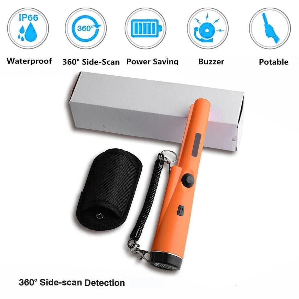 Metal Detector HandHeld Pro Pinpointer Pointer Probe Waterproof Sensitive Tester 4