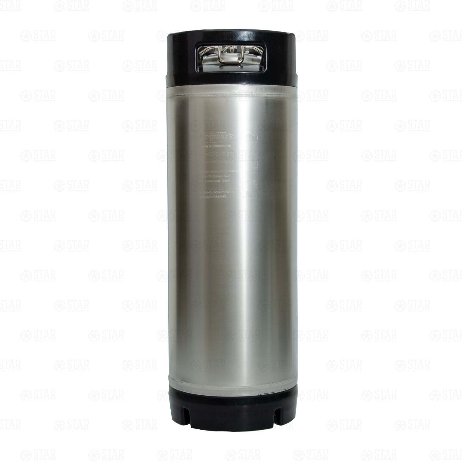 5 Gallon Ball Lock Carbonation Keg with Dip Tube and Aeration Carbonating Stone 2