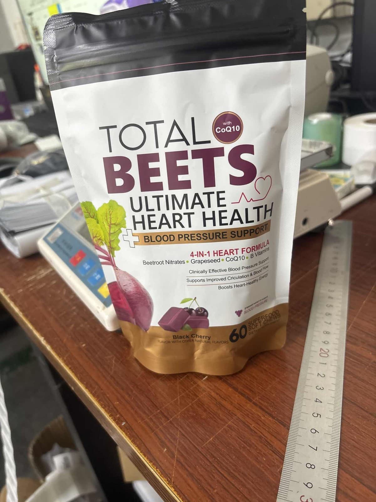 2 Pack FORCE FACTOR Total Beet Ultimate Heart Health Blood Pressure Support Chew 2