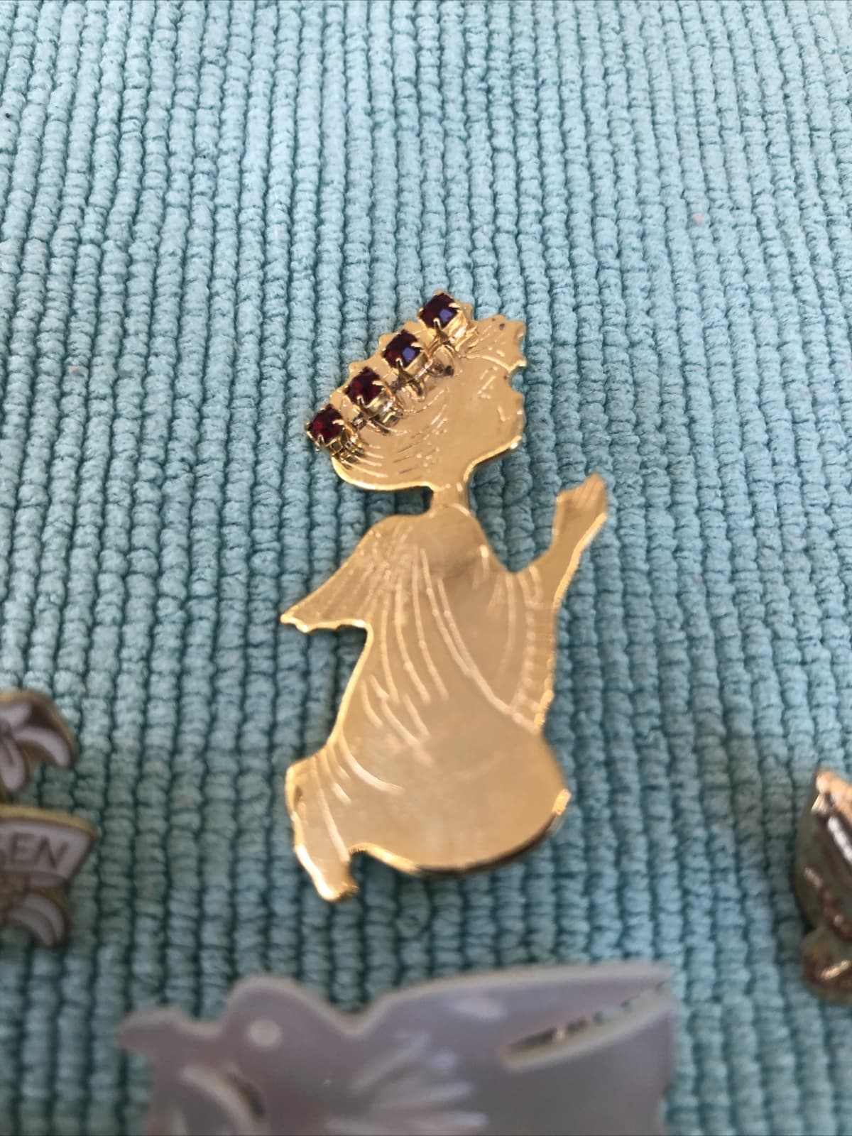 Angel Christian Religious Pin Noah’s Ark Praying Hands Lot 9 Vintage Lapel Pins 6