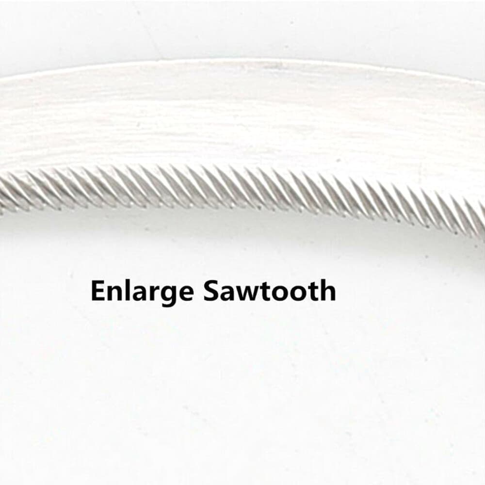 Sharp  Alloy Sickle Portable Steel Tooth Agriculture Farm Crops Grass Cutter 5