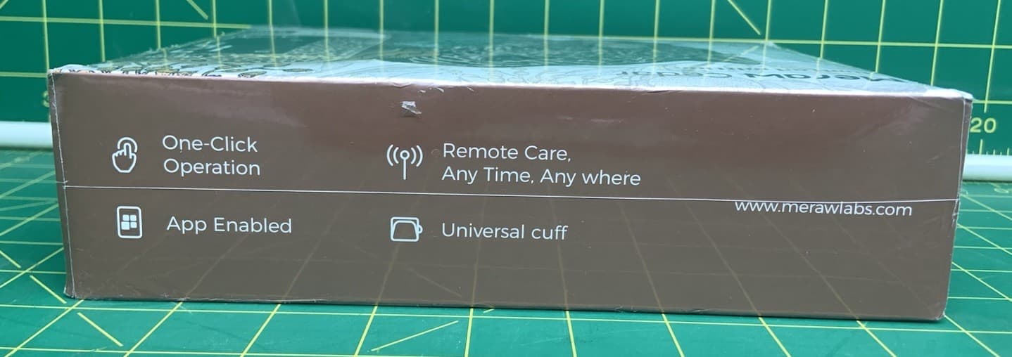 Meraw Blood Pressure Monitor Limited Edition Leopard Bluetooth App Upper Arm Cuf 4