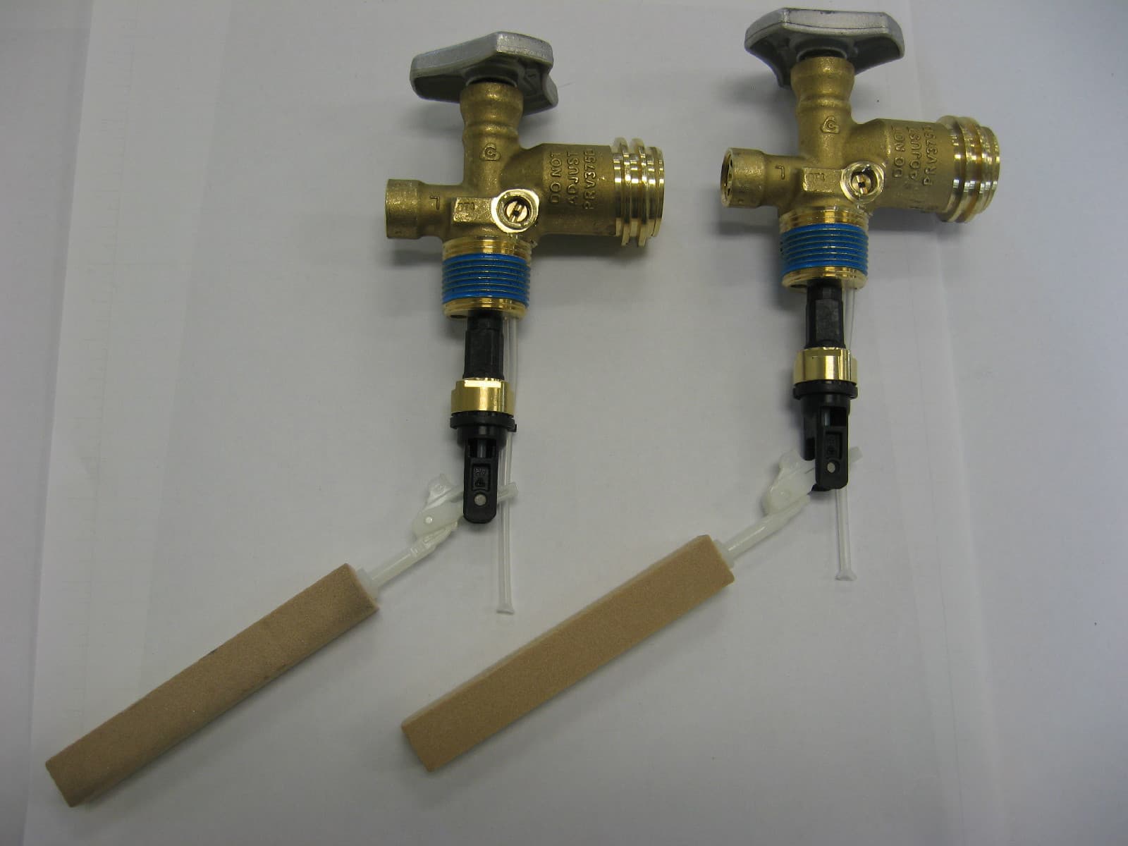 Two 20 pound OPD Propane  Cylinder Valves dip tube length 4.0 NEW 