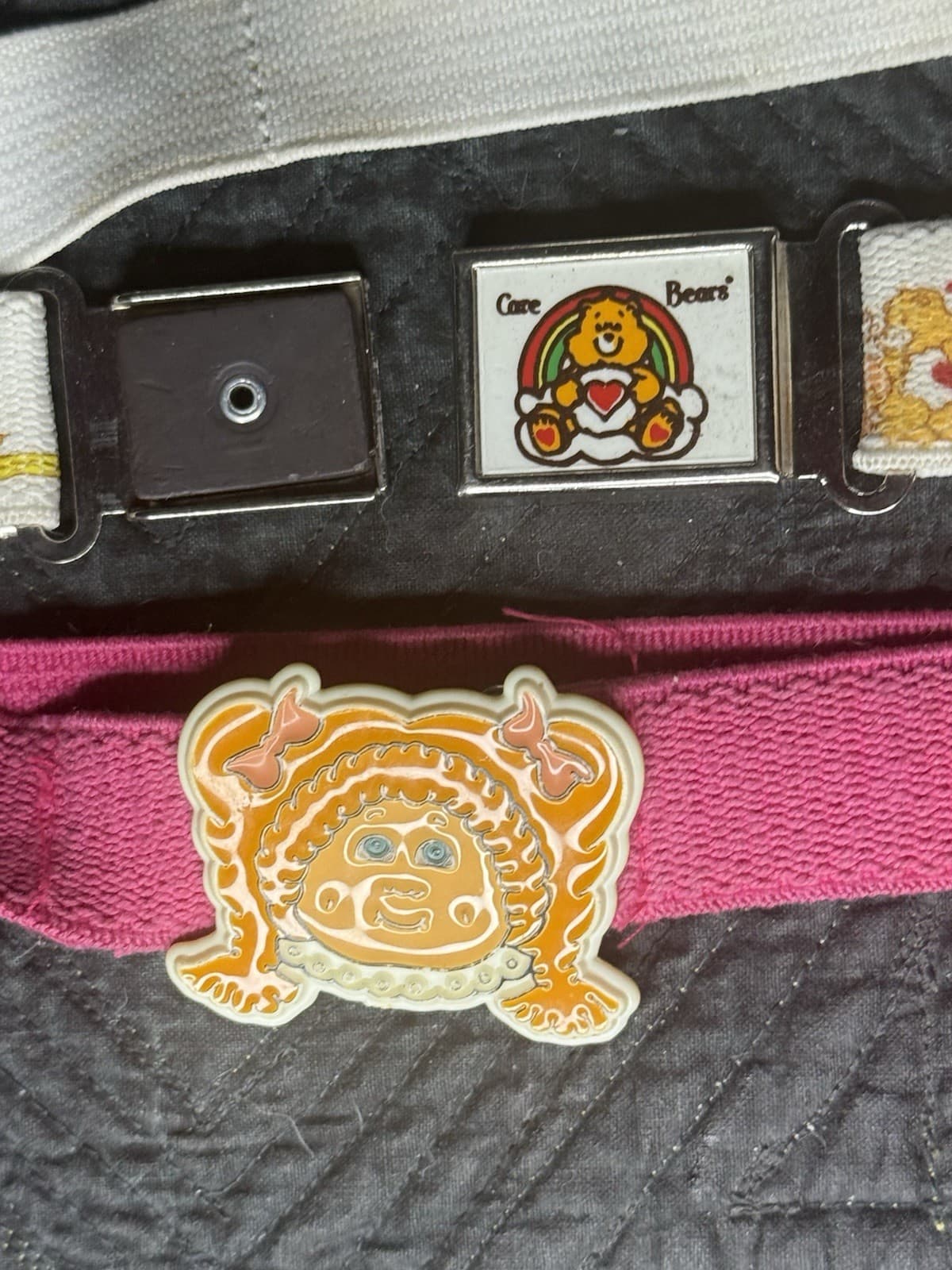 VTG 1982 Magnet Care Bears Tender Heart Friend Belt 1984 Cabbage Patch Kids Adj 3