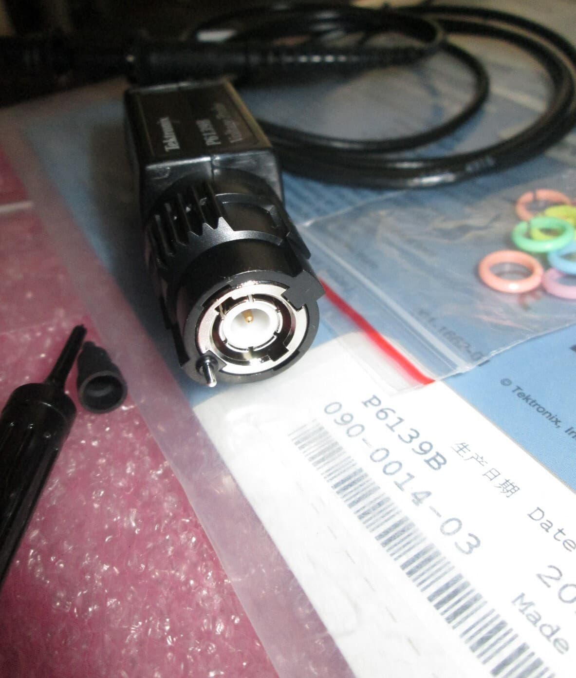 Tektronix P6139B 500MHz Oscilloscope Probe SET OF 2 NEW with Accessories 1:10  3