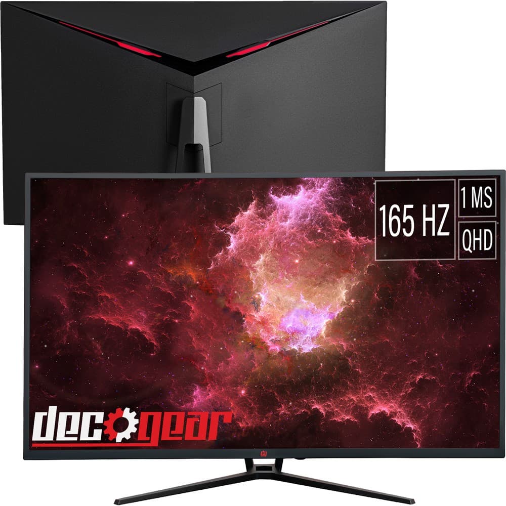 Deco Gear 39 Curved Gaming Monitor; 2560x1440; 1ms MPRT; 165Hz; 65w USB-C PD - O 3
