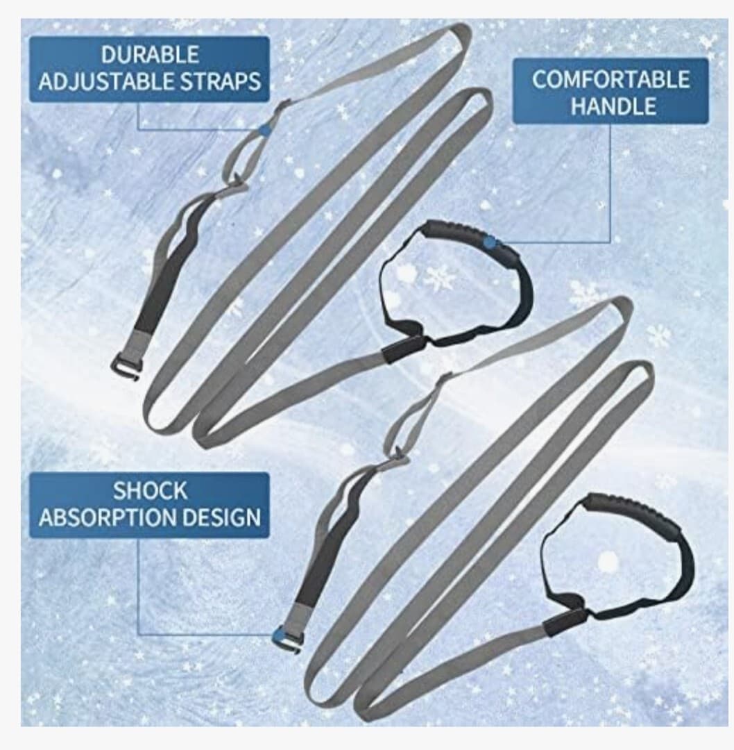 Turmaster Kids Ski &Snowboard Harness Trainer Backpack Gray Multi Use 3