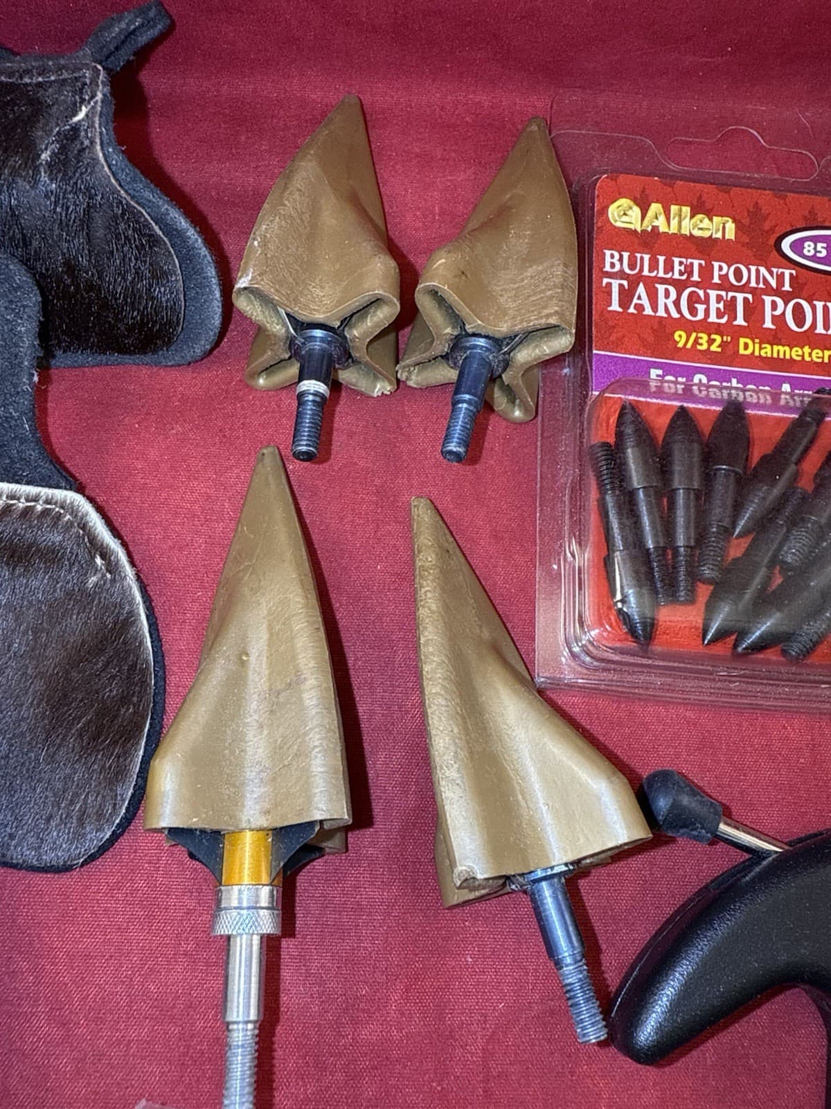 Archery Arrow Bow Supplies, Points, Rests Grab Bag Lot 5