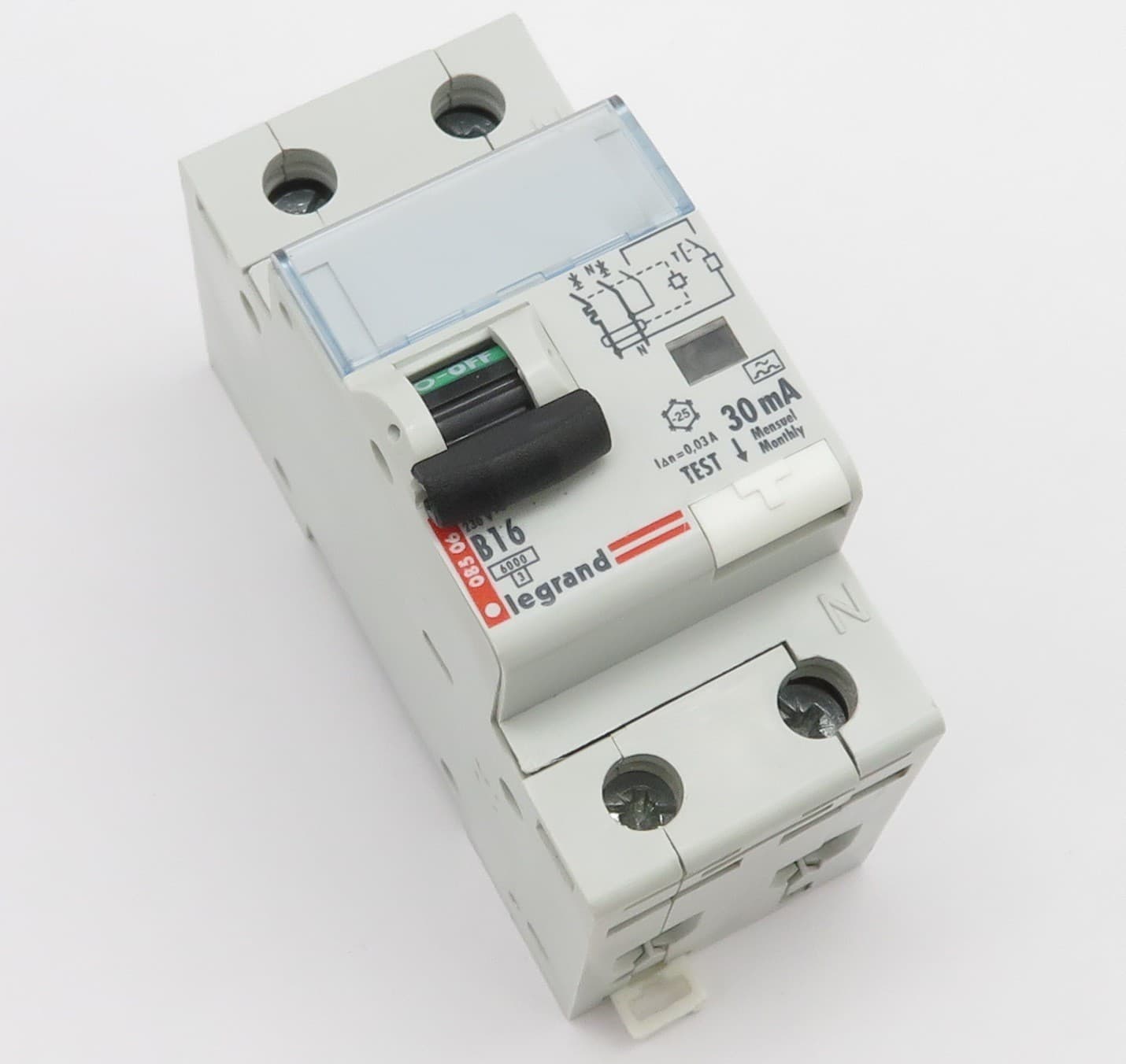 Legrand DX FI/LS Switch Type A Fi Circuit Breaker 08506 B16 16A 30mA 2p