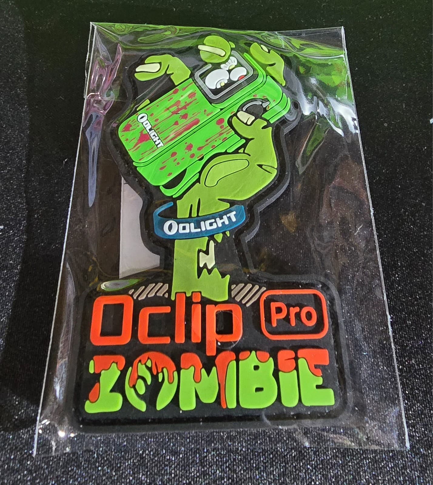 Olight Zombie Oclip Pro PVC Patch - Limited Edition Swag - Brand New Sealed 3