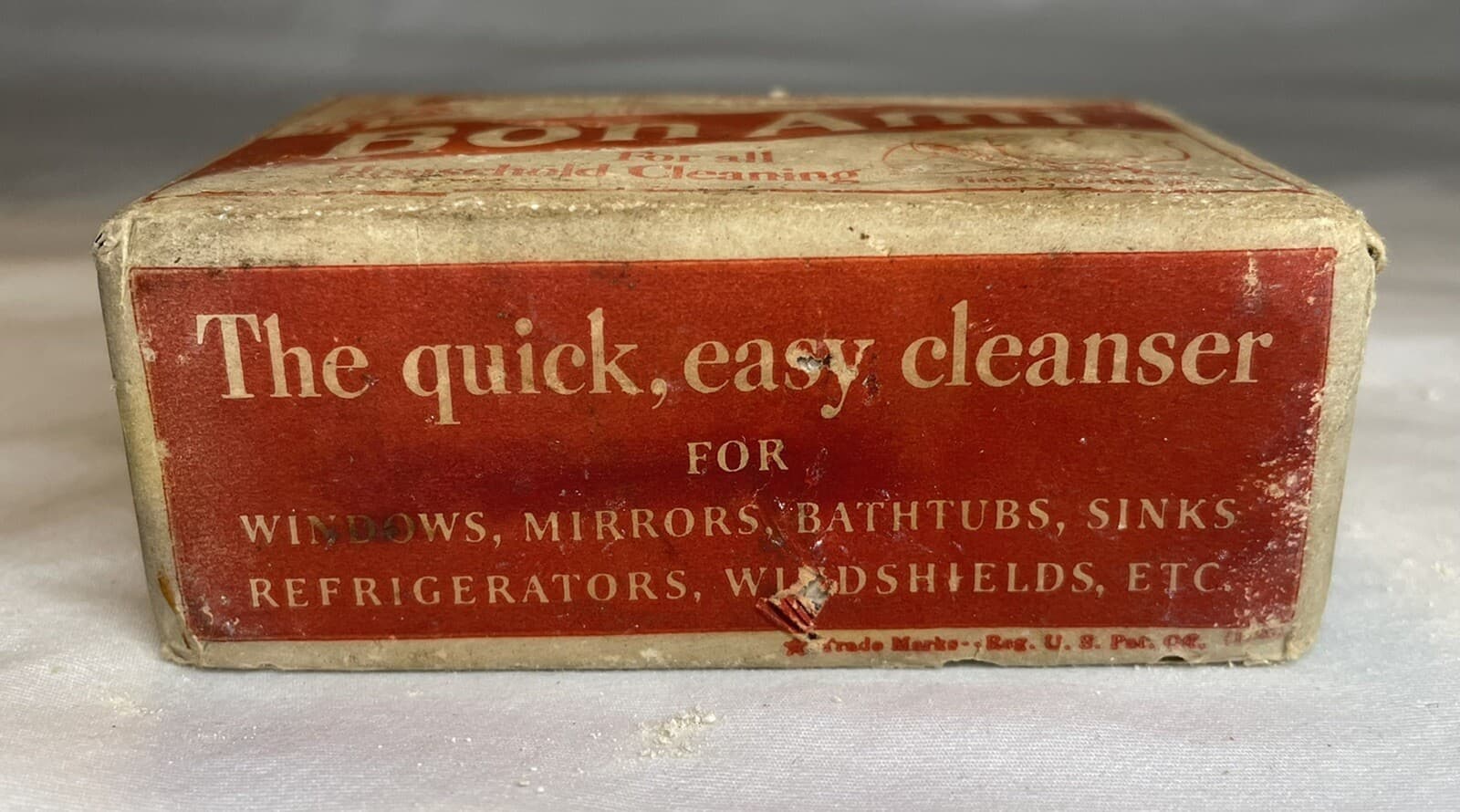 Vintage Bon Ami Cleaning Cake NOS Discontinued SEALED All Natural Bar *OLD* 2