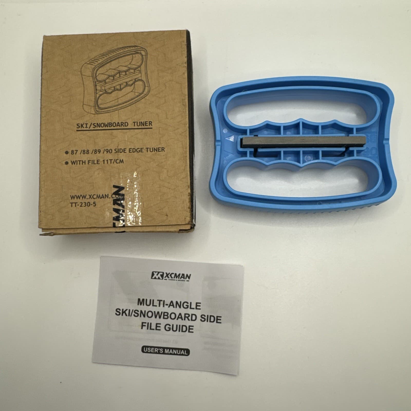 Ski Snowboard Side Bevel File Guide Edge Tuner Tool Multi Angle 87 88 89 90