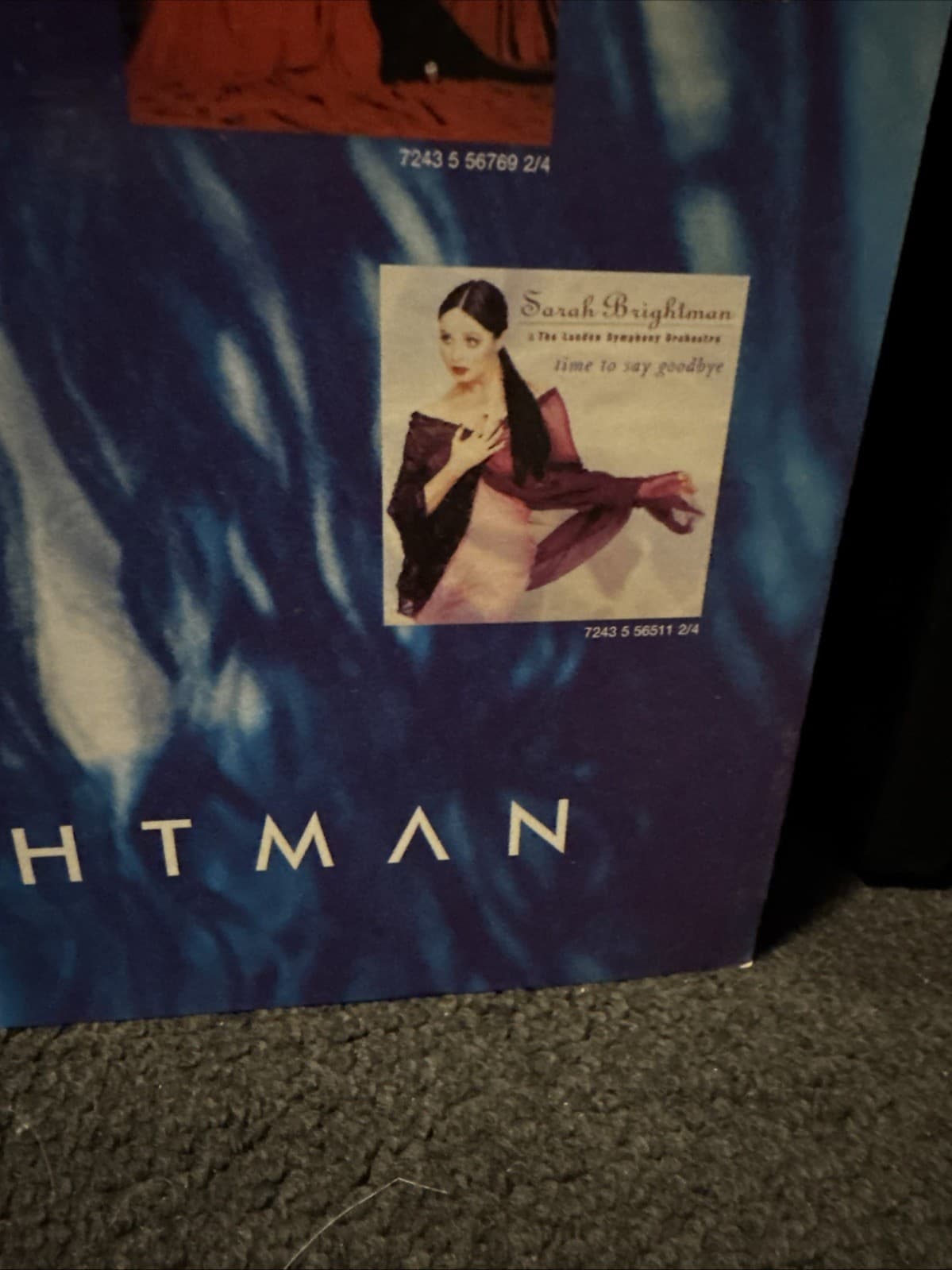 Sarah Brightman La Luna 12 X 24“ Promo Poster 2000 DS 6