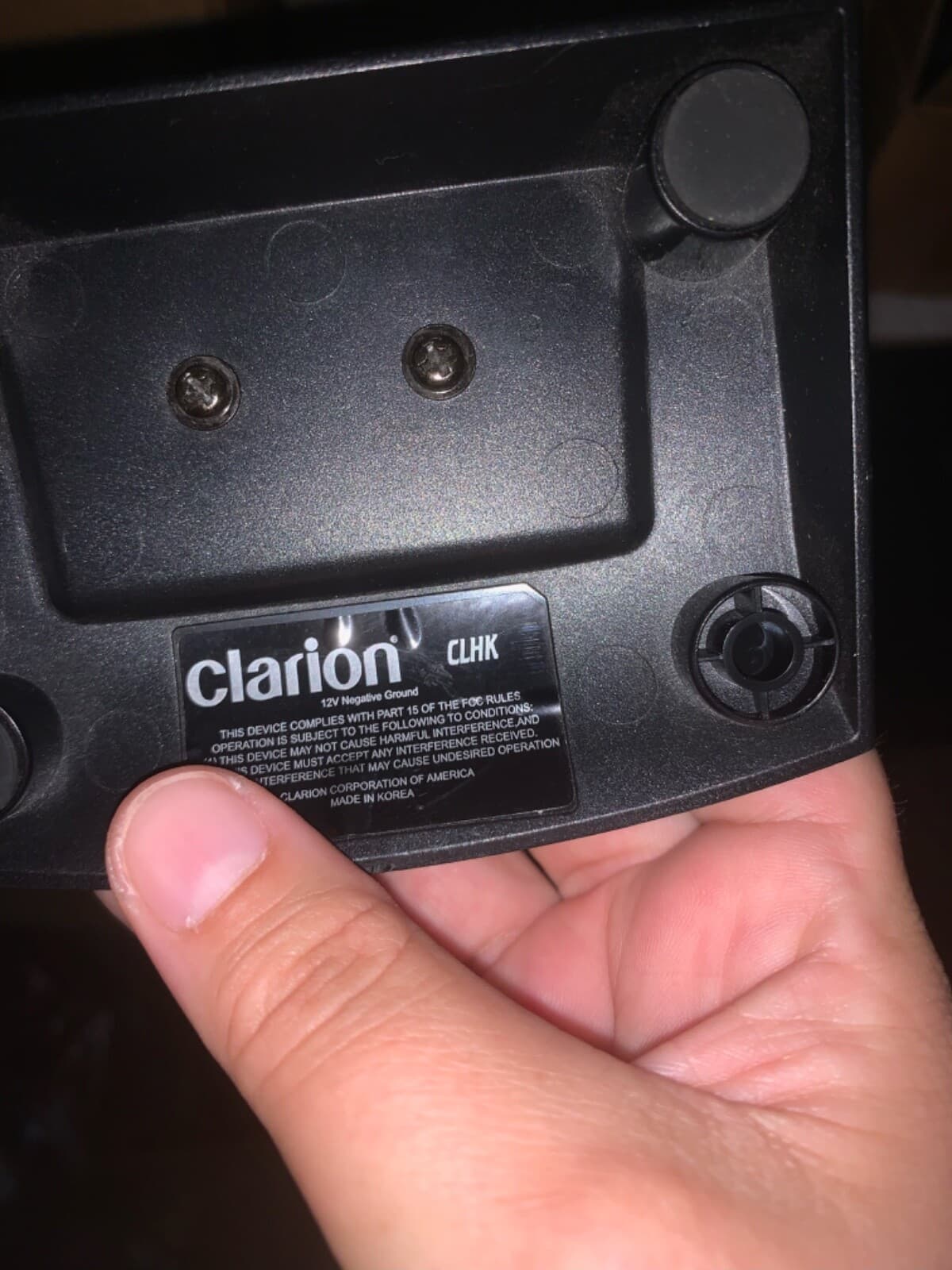 EUC Clarion CLHK Sirius Satellite Radio Calypso Home docking station only no cab 2