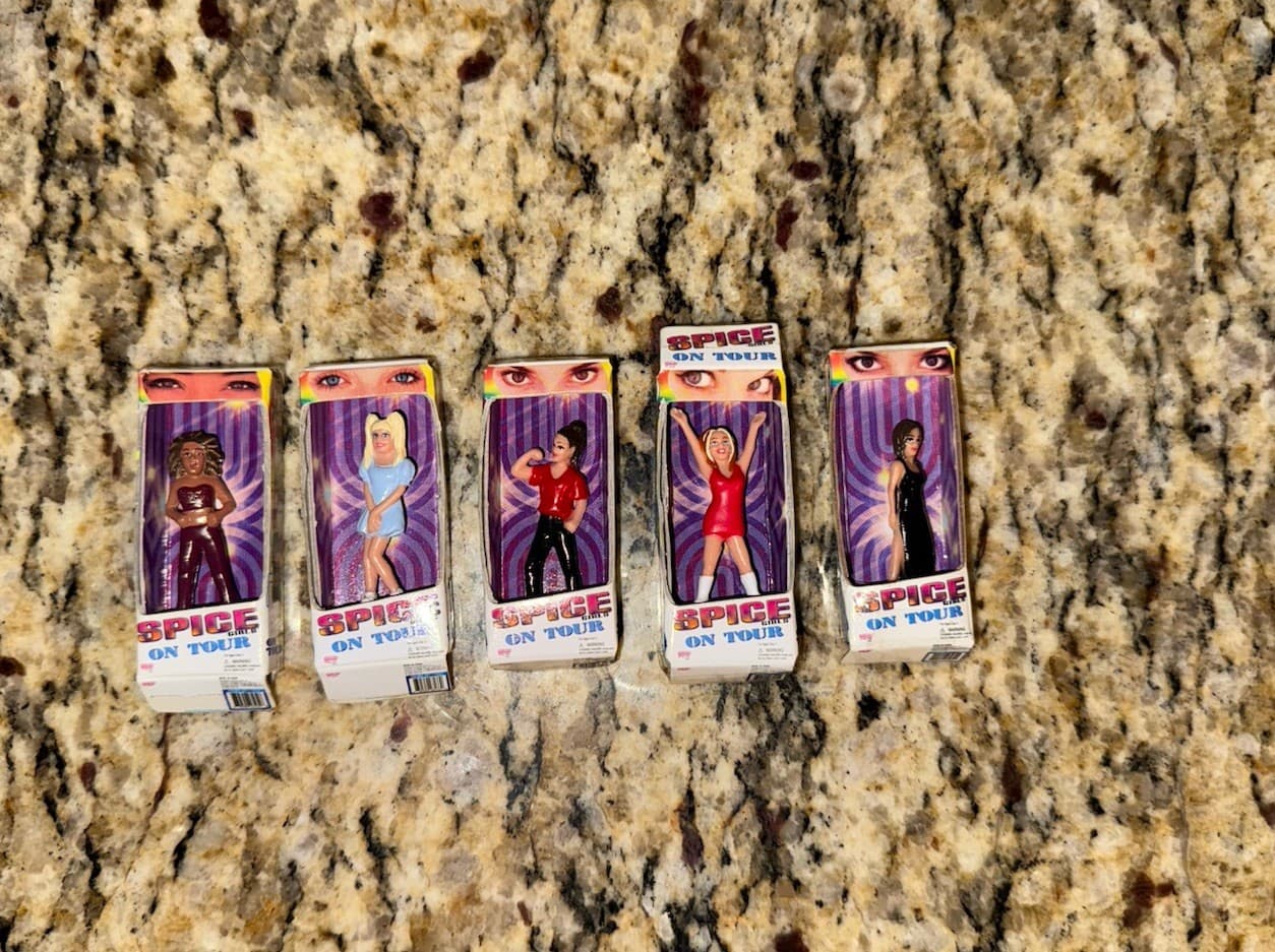 Spice Girls On Tour Mini Dolls Full Set Of 5