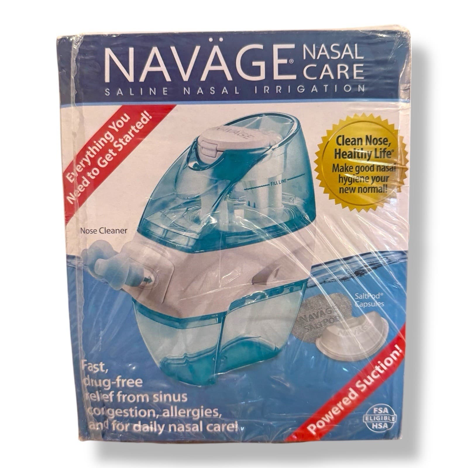 Navage Essentials Bundle-Navage Nasal Irrigation System, Caddy & Cleaning Kit 4