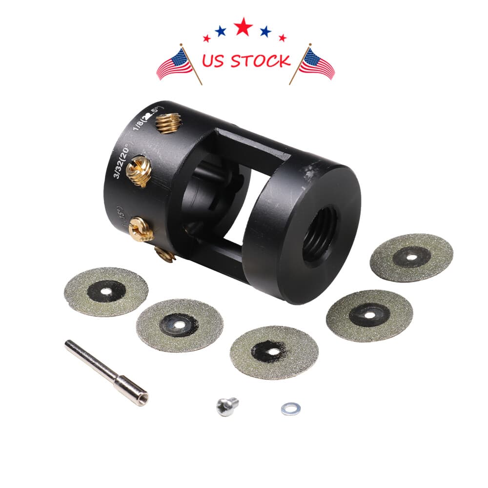 Tungsten Grinder Sharpener Multi-Angle & Offsets Tool Head TIG Welding TGS3412 3