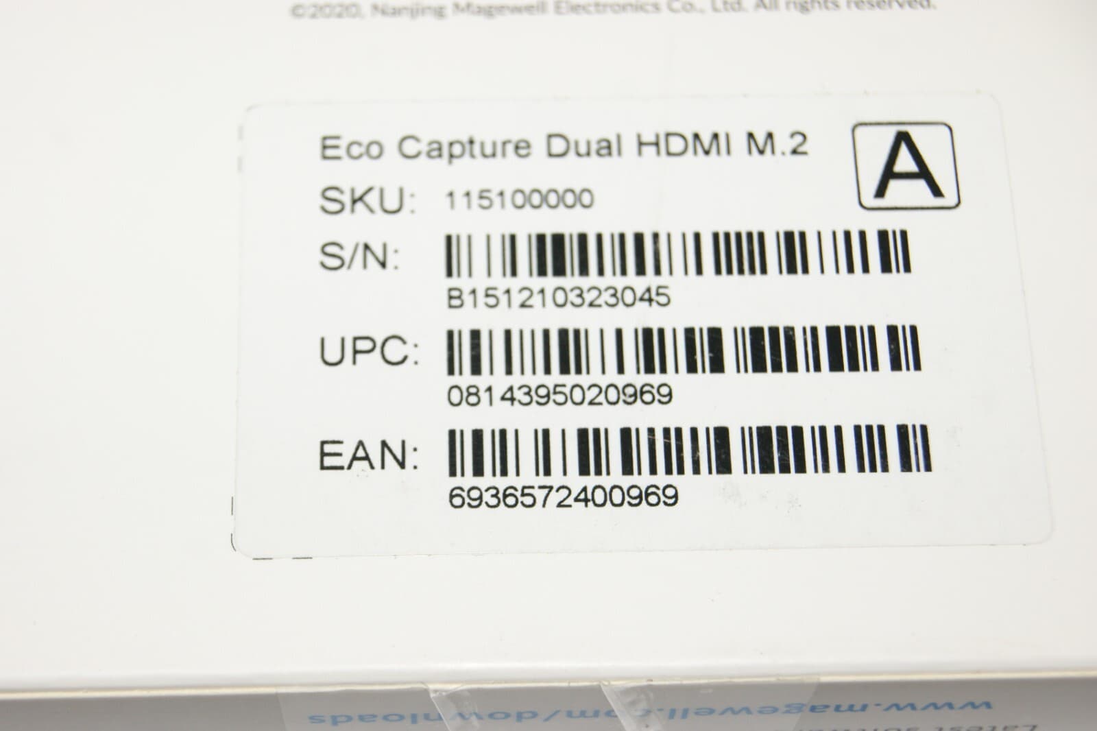 New Magewell Eco Capture Dual HDMI M.2 Two-Channel 2K Capture Card 11510 NIB! 2