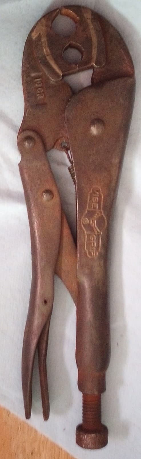 Vintage Vise Grip Oxy Acetylene Torch Hose Crimper Bronze/Brass Jaws