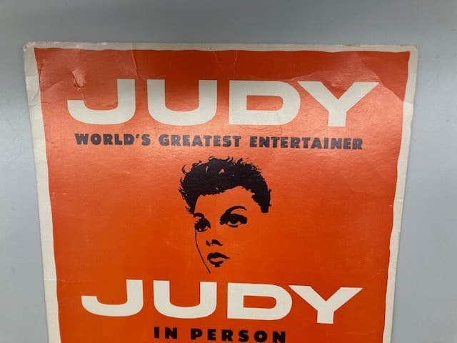 Judy Garland Carnegie Hall New York Concert (Authentic) Poster "Triton Gallery" 4