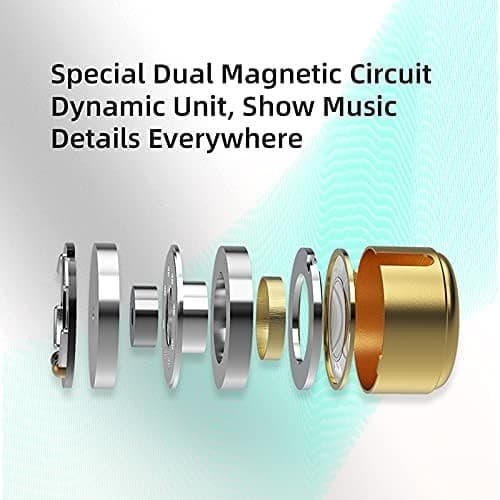 KZ EDX PRO 1DD 10mm Dual Magnetic Dynamic Driver HiFi In-Ear Monitors with Detac 4