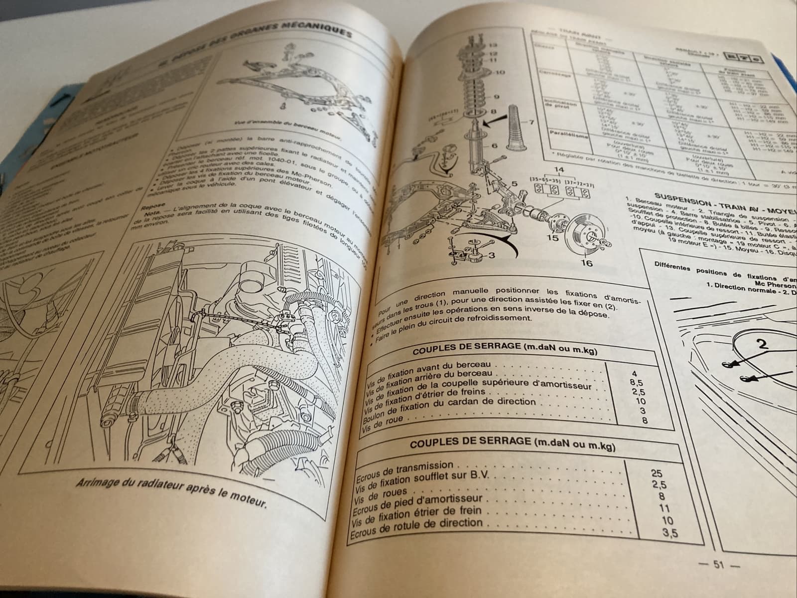 Renault 19 Chamade R19 Revue Technique Automobile Carrosserie RTC Edition 1989 5