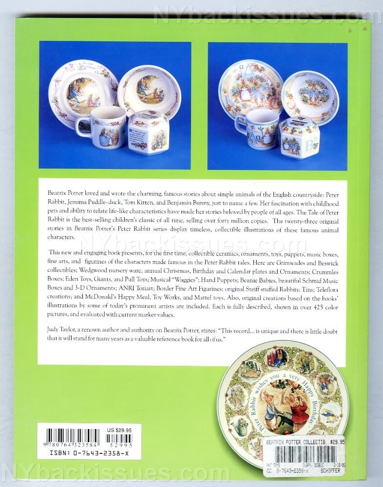 Beatrix Potter Collectibles price guide color photos book Peter Rabbit 160 pp 2