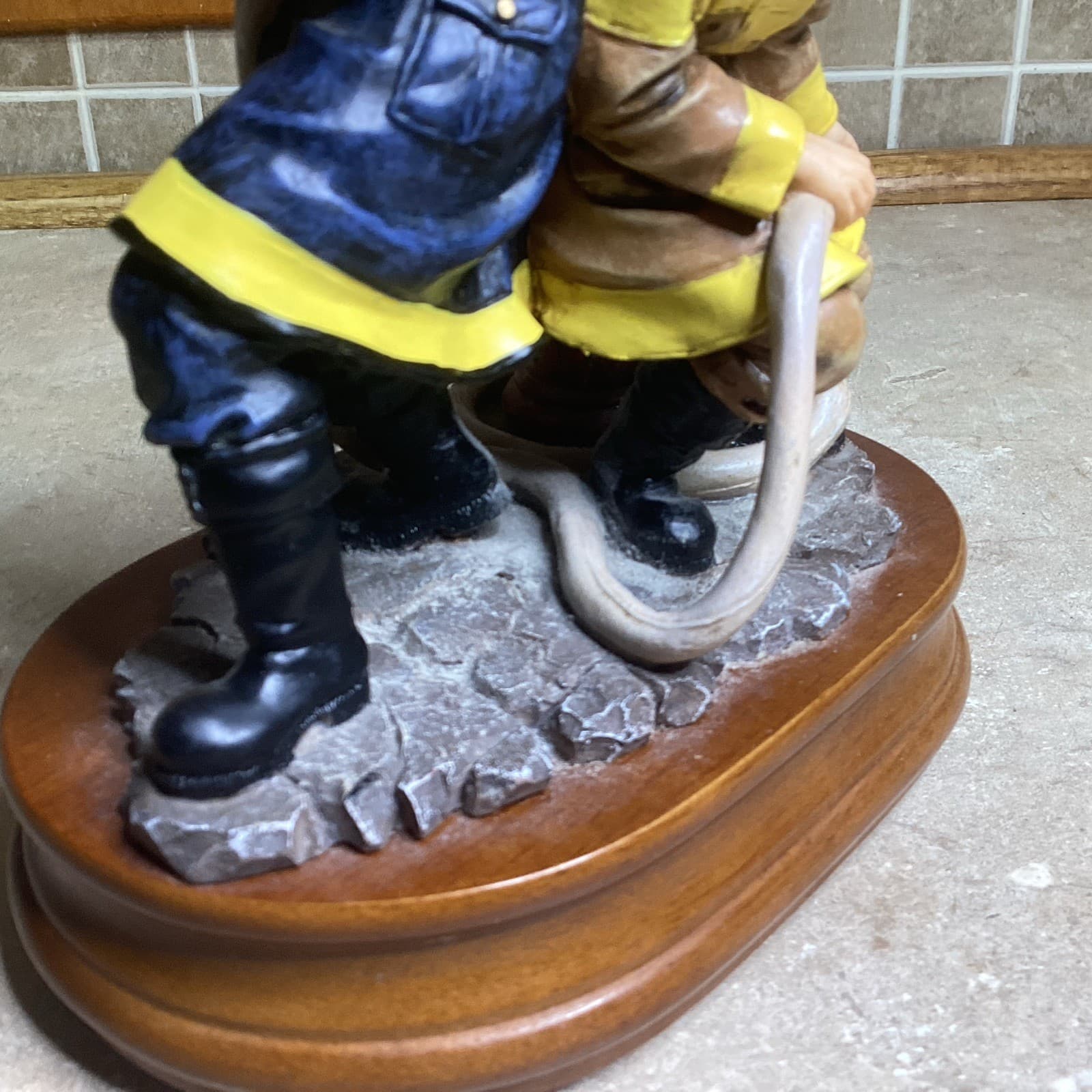Red Hats of Courage -FIREFIGHTERS - “The Nozzlemen" - Musical- 9” Tall- 3