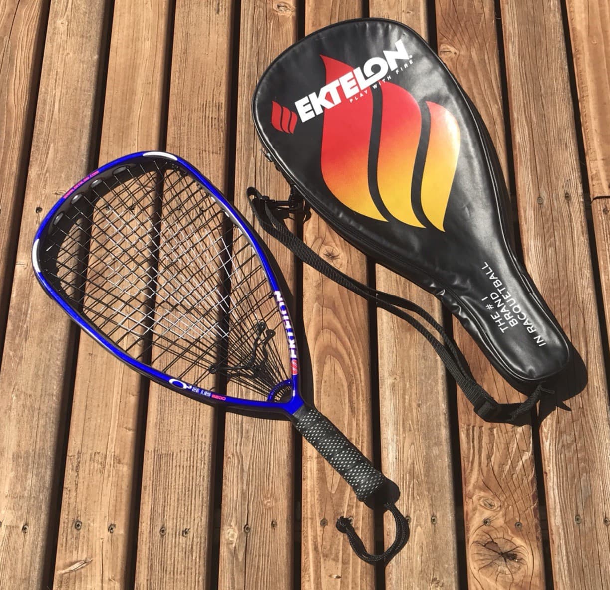 Ektelon 03 Blue 3200 Triple-Threat Racquetball Racquet Titanium Tungsten Carbon 2