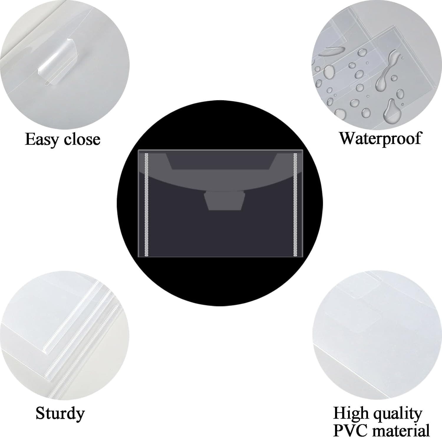 40 Pcs Die Storage Pockets and Magnet, 0.5Mm Thickness Magnetic Sheets for Die S 6