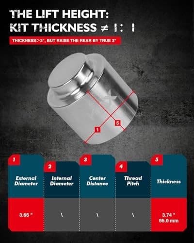  3" Rear Leveling Lift Kits Fit for 1500,Tahoe,Suburban  3