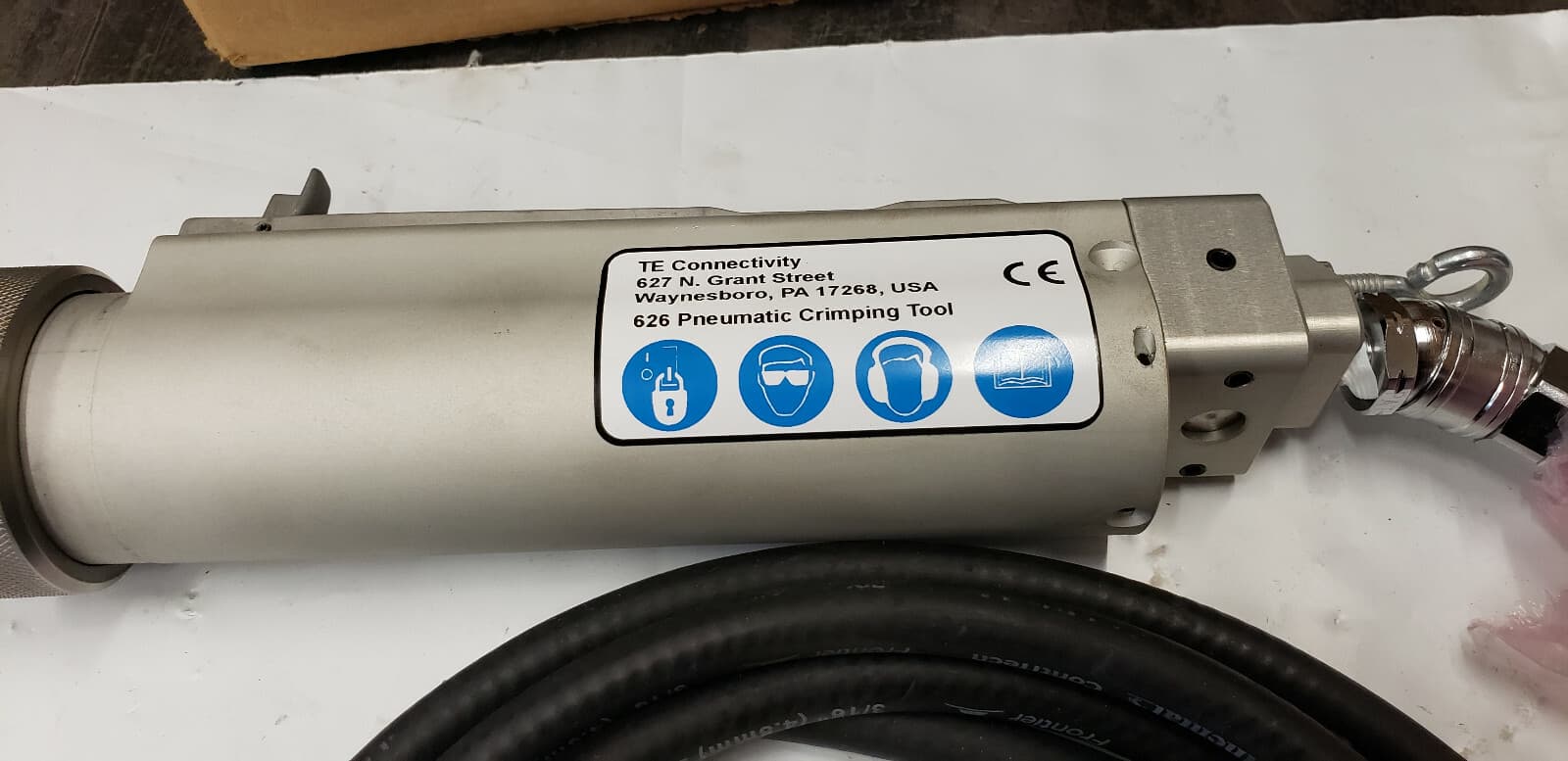 TE 189721-1 Pneumatic Hand Crimping Application Tool, Non-Logic Power Unit NEW 3