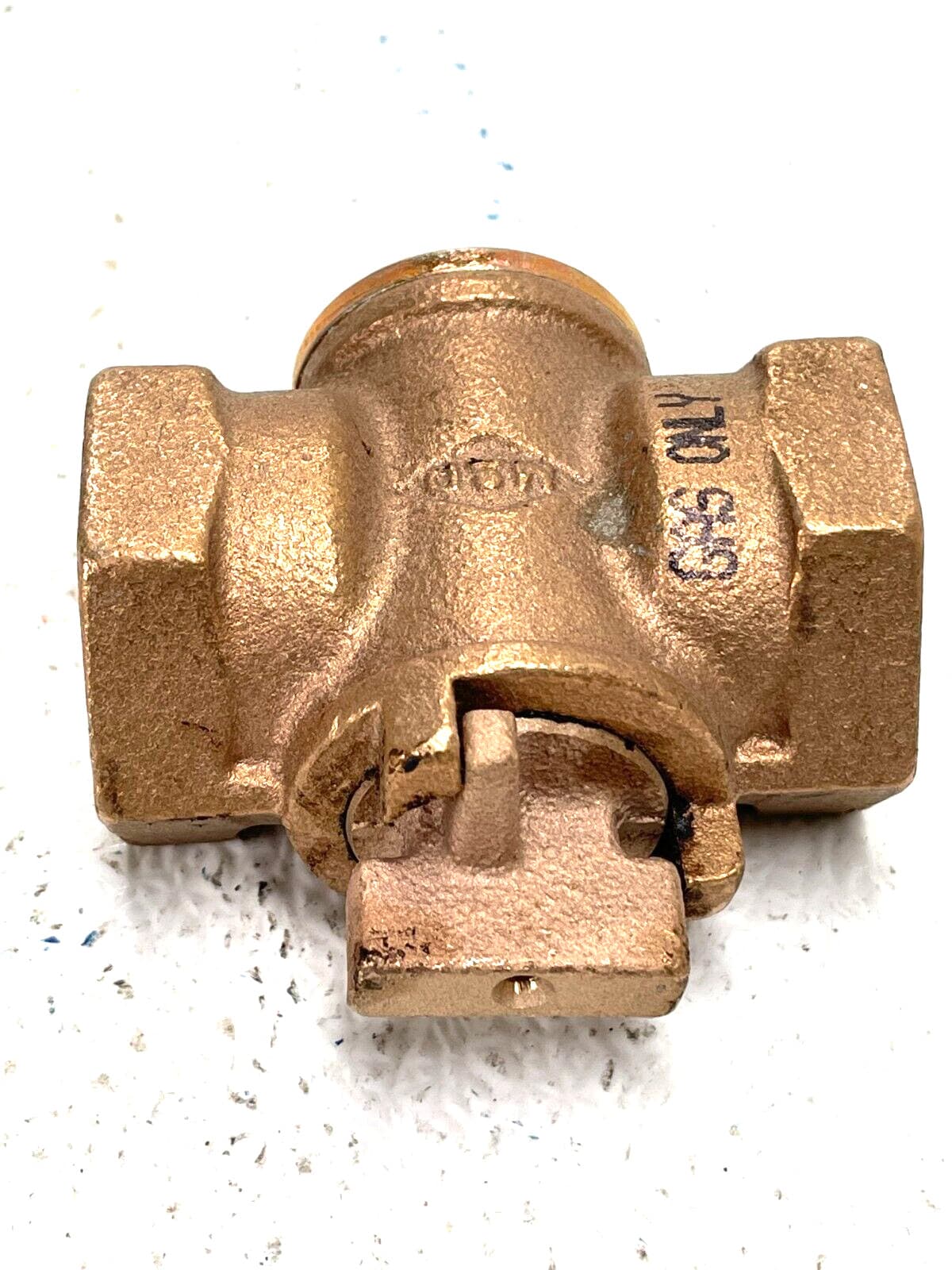 A.Y. MCDONALD 2G Bronze Plug Valve 1" NPT Threaded Ends GAS ONLY 5
