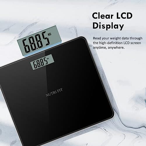 Digital Body Weight Scale Bathroom Weighing Scale for People with Large LED 6
